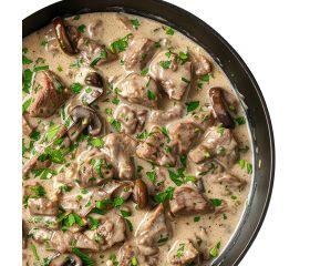 Runderragout met champignons